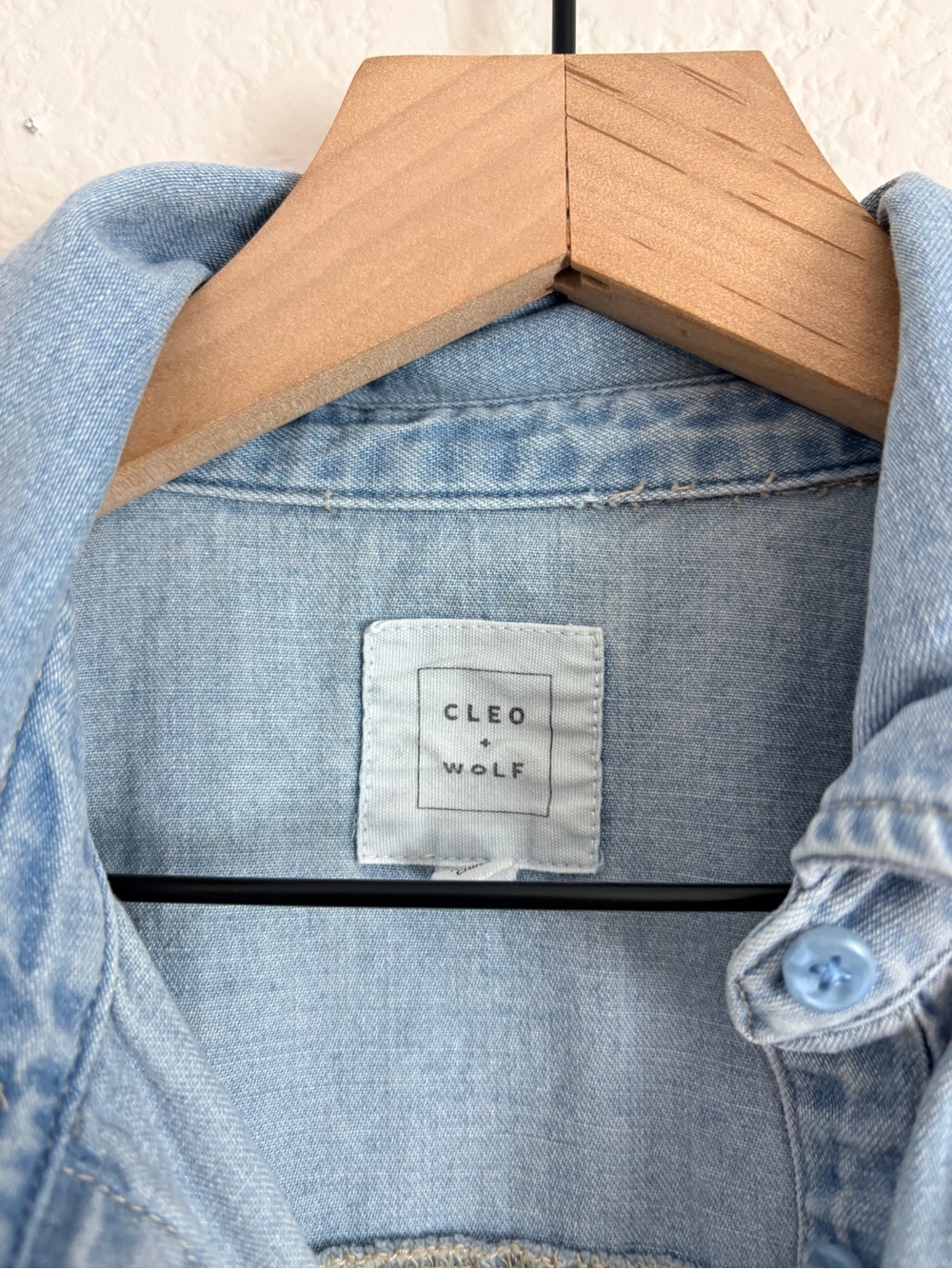 Cleo + Wolf Patchwork Denim Dress - Picture 5 of 10